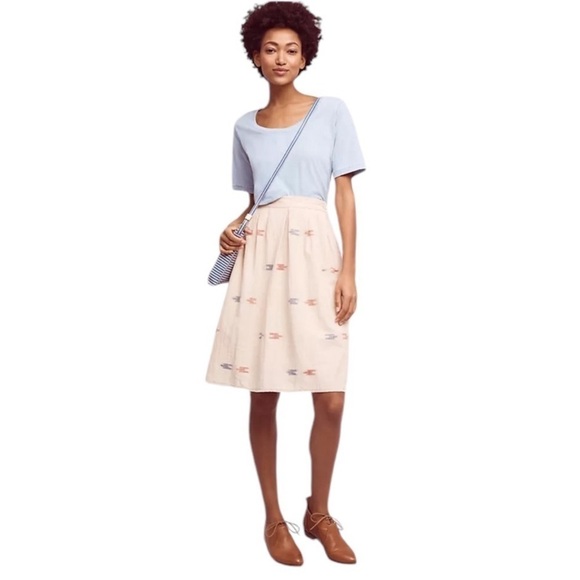 Anthropologie The Odell’s Berdine Ikat Printed Skirt - Picture 1 of 9